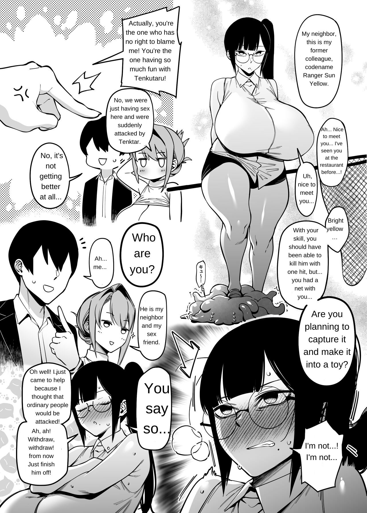 Otonari-san wa Yami Soshiki ni Nikutai Kaizou sareta Moto Seigi Sentai Member deshita 3 26