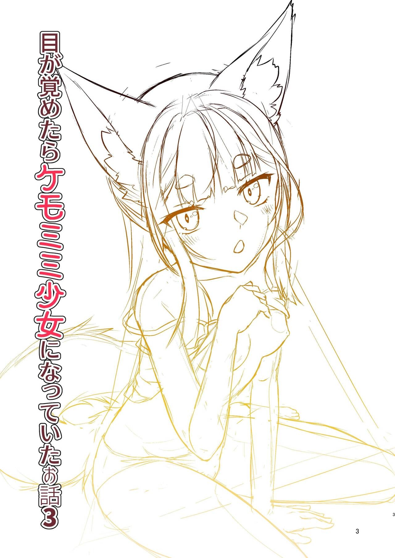 Me ga Sametara Kemomimi Shoujo ni Natteita Ohanashi 3 | How I Woke Up as a Girl With Animal Ears Pt.3 - Page 3