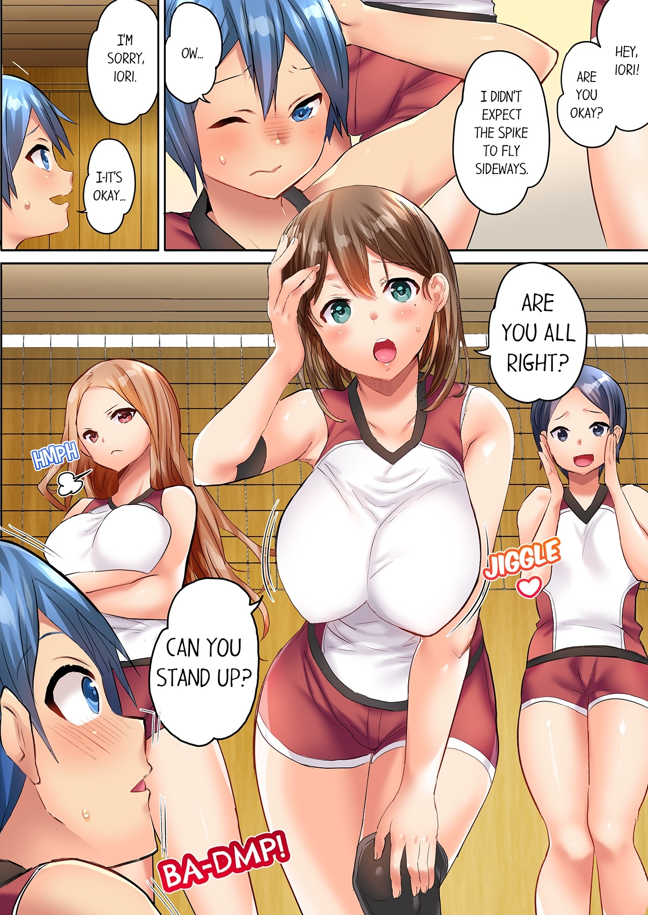 [Kazutaro] Hitozuma Volley-bu no Asedaku SEX ~Shower Abinagara Mitchaku Shichau? 1-3 | Married Women's Volleyball Club Sweaty Sex - We're Being Glued Together While Taking A Shower? 1-3 [English] 3