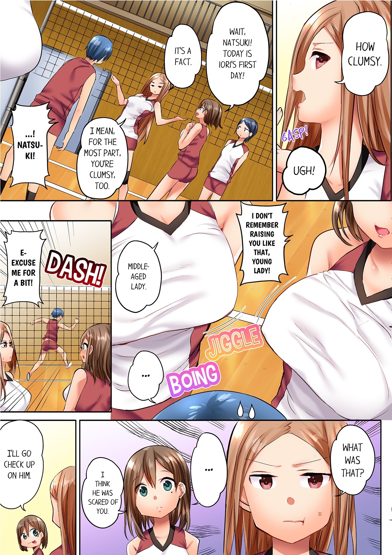 [Kazutaro] Hitozuma Volley-bu no Asedaku SEX ~Shower Abinagara Mitchaku Shichau? 1-3 | Married Women's Volleyball Club Sweaty Sex - We're Being Glued Together While Taking A Shower? 1-3 [English] 4