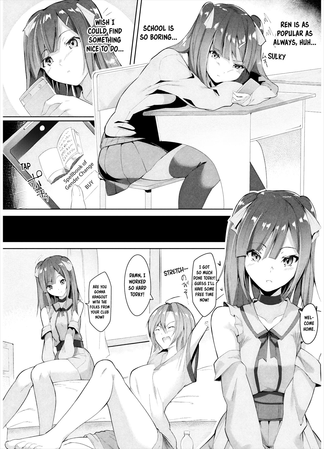 [Random] Change!? ~Seitenkan no Jumon~ | Change!? ~The Gender Swap Spell~ (COMIC Unreal 2024-02 Vol. 107) [English] [Emily Manga Translations] [Digital] 1