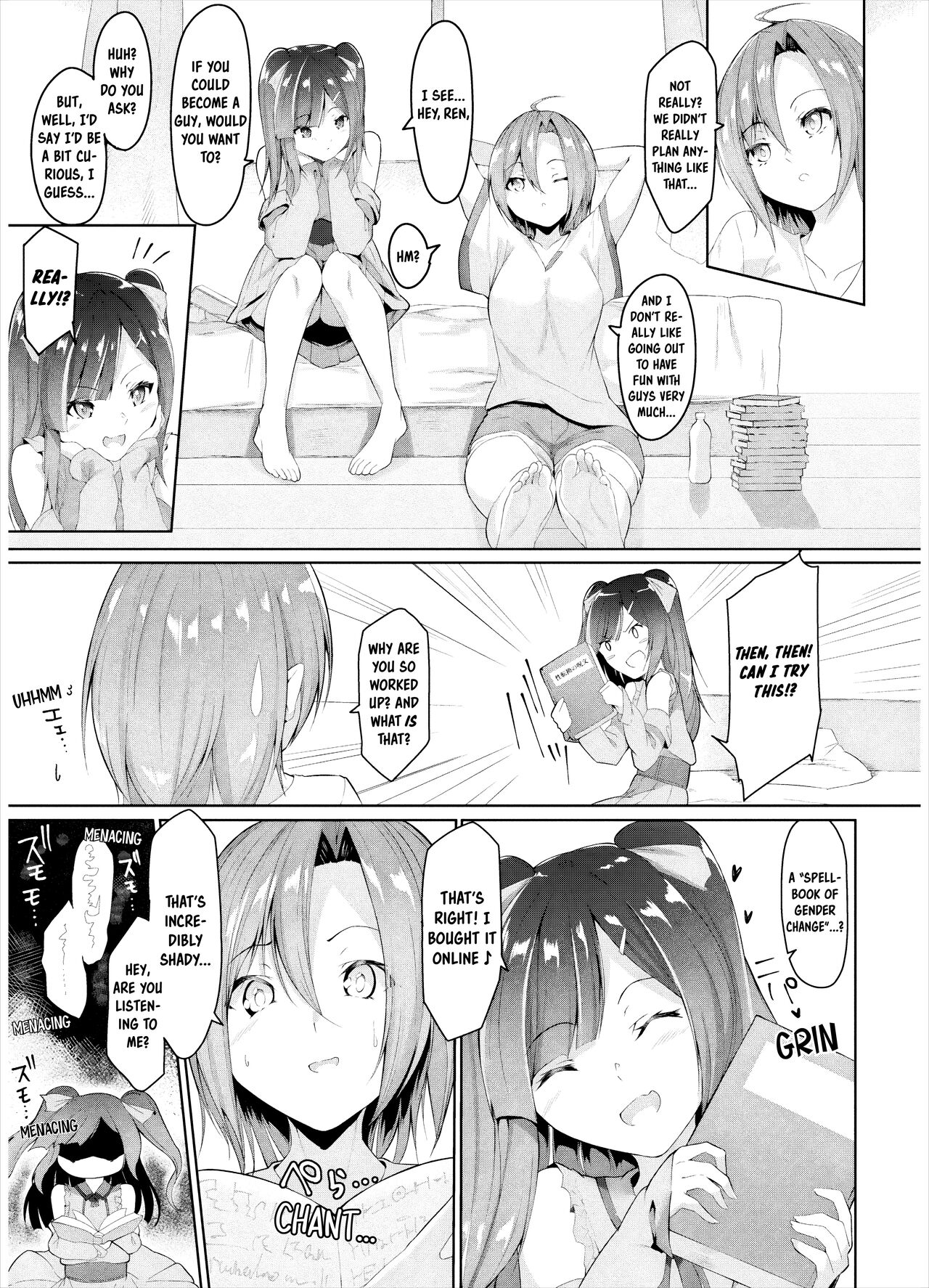 [Random] Change!? ~Seitenkan no Jumon~ | Change!? ~The Gender Swap Spell~ (COMIC Unreal 2024-02 Vol. 107) [English] [Emily Manga Translations] [Digital] 2