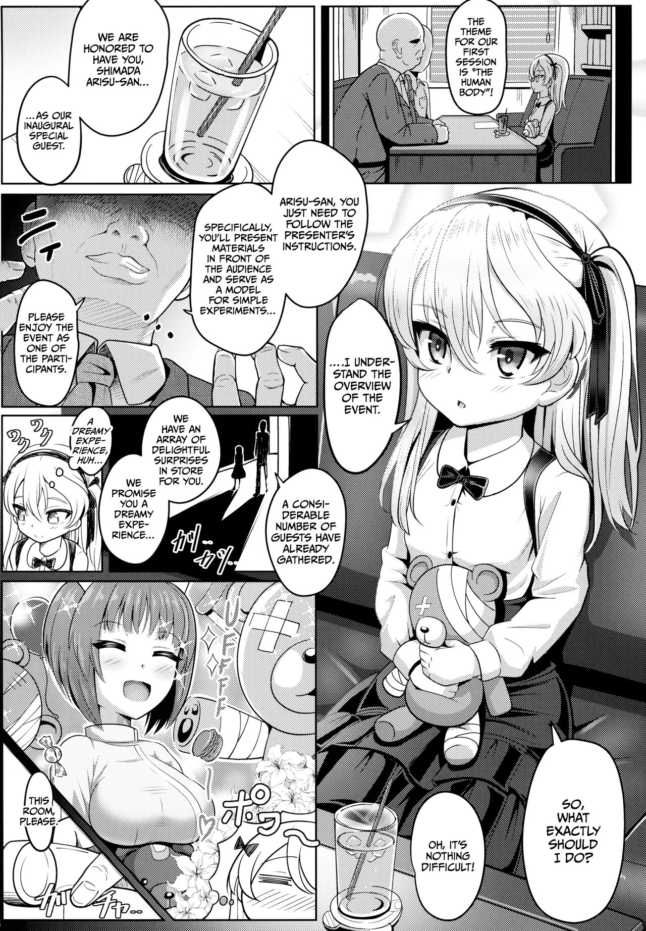 Shimada Arisu-chan de Manabu Onnanoko no Jintai <Kotsuban Hen> Jou 4