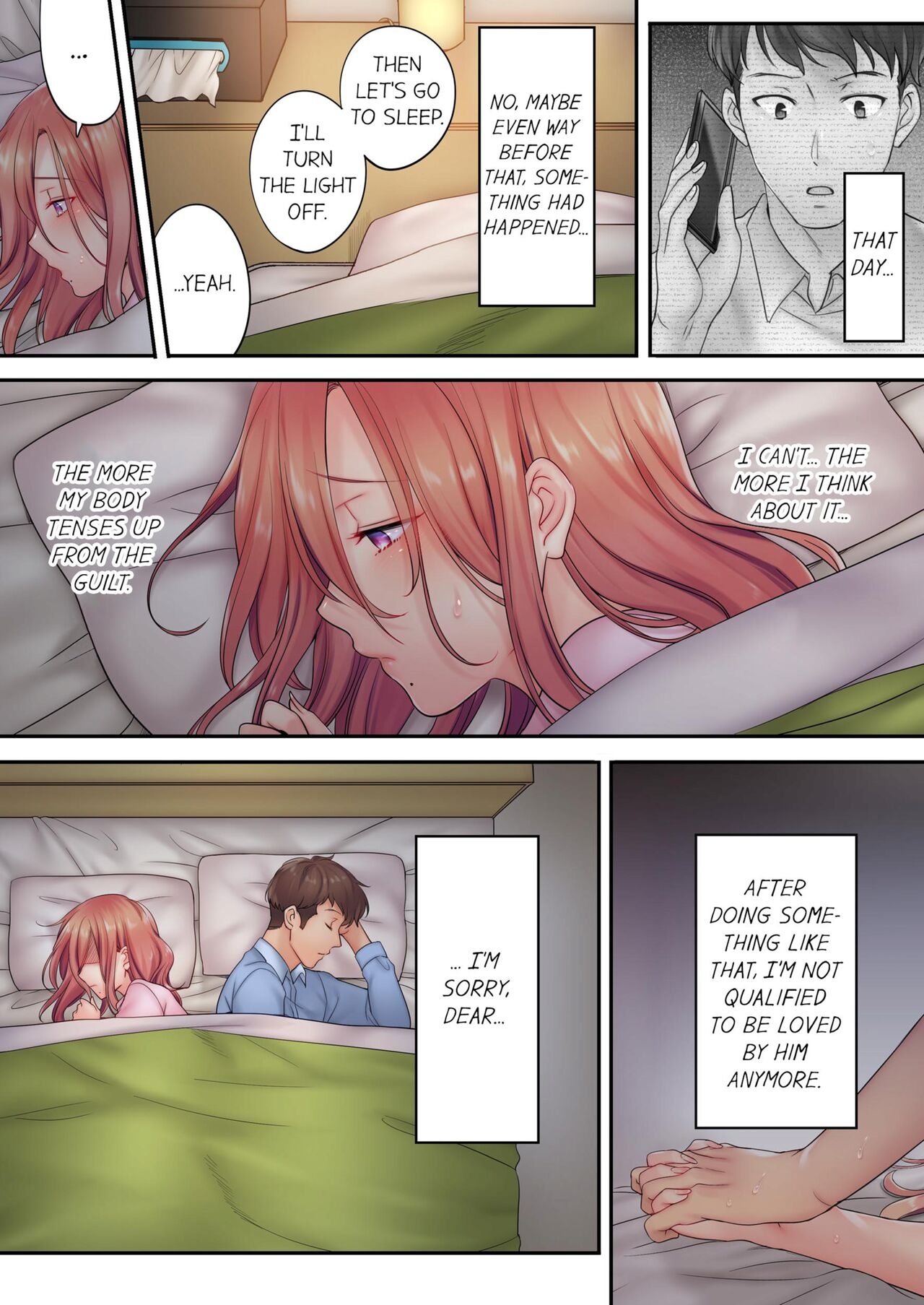 Netori Esthe de, Konya, Tsuma ga.... | I Can't Resist His Massage! Cheating in Front of My Husband's Eyes Vol. 1-4 114