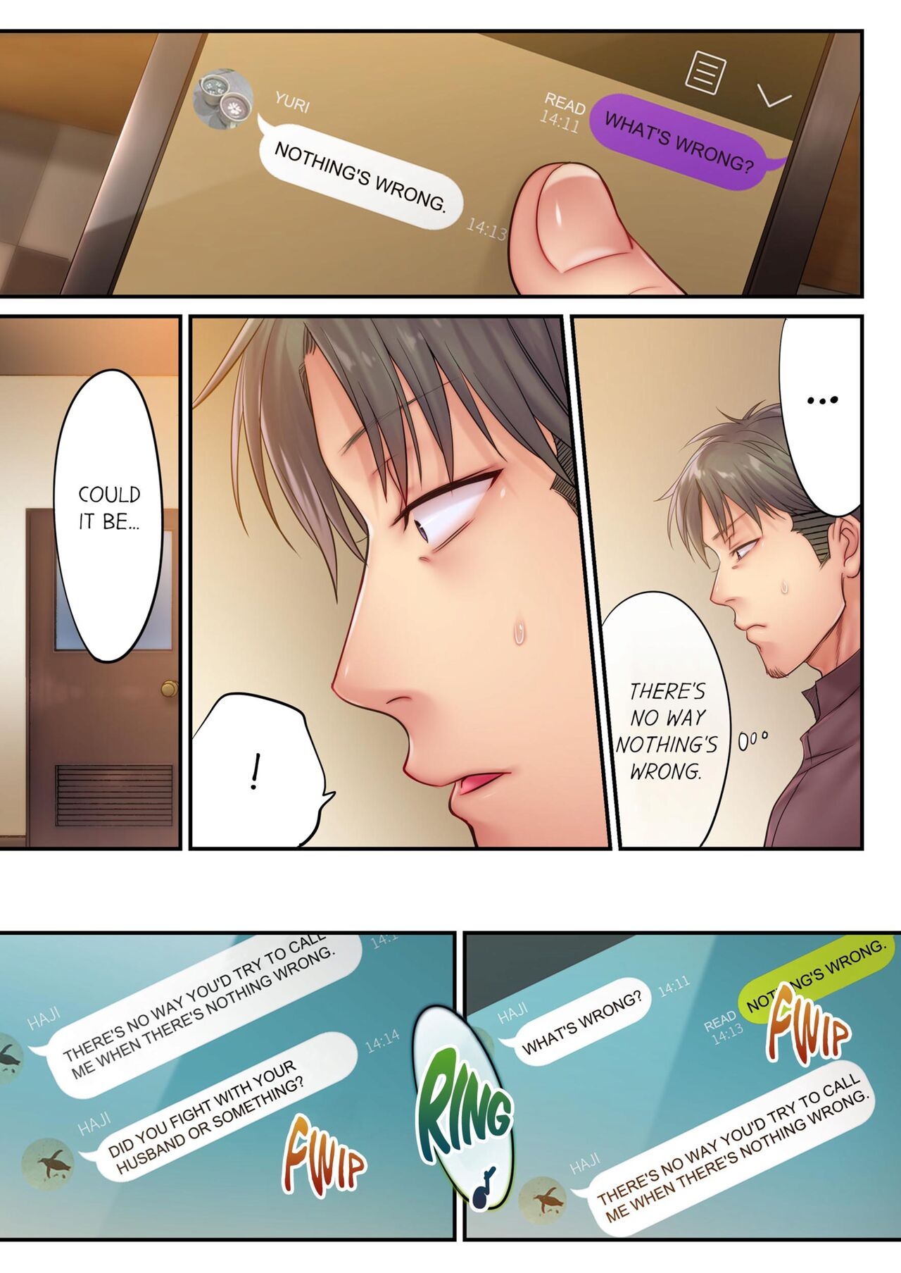 Netori Esthe de, Konya, Tsuma ga.... | I Can't Resist His Massage! Cheating in Front of My Husband's Eyes Vol. 1-4 196