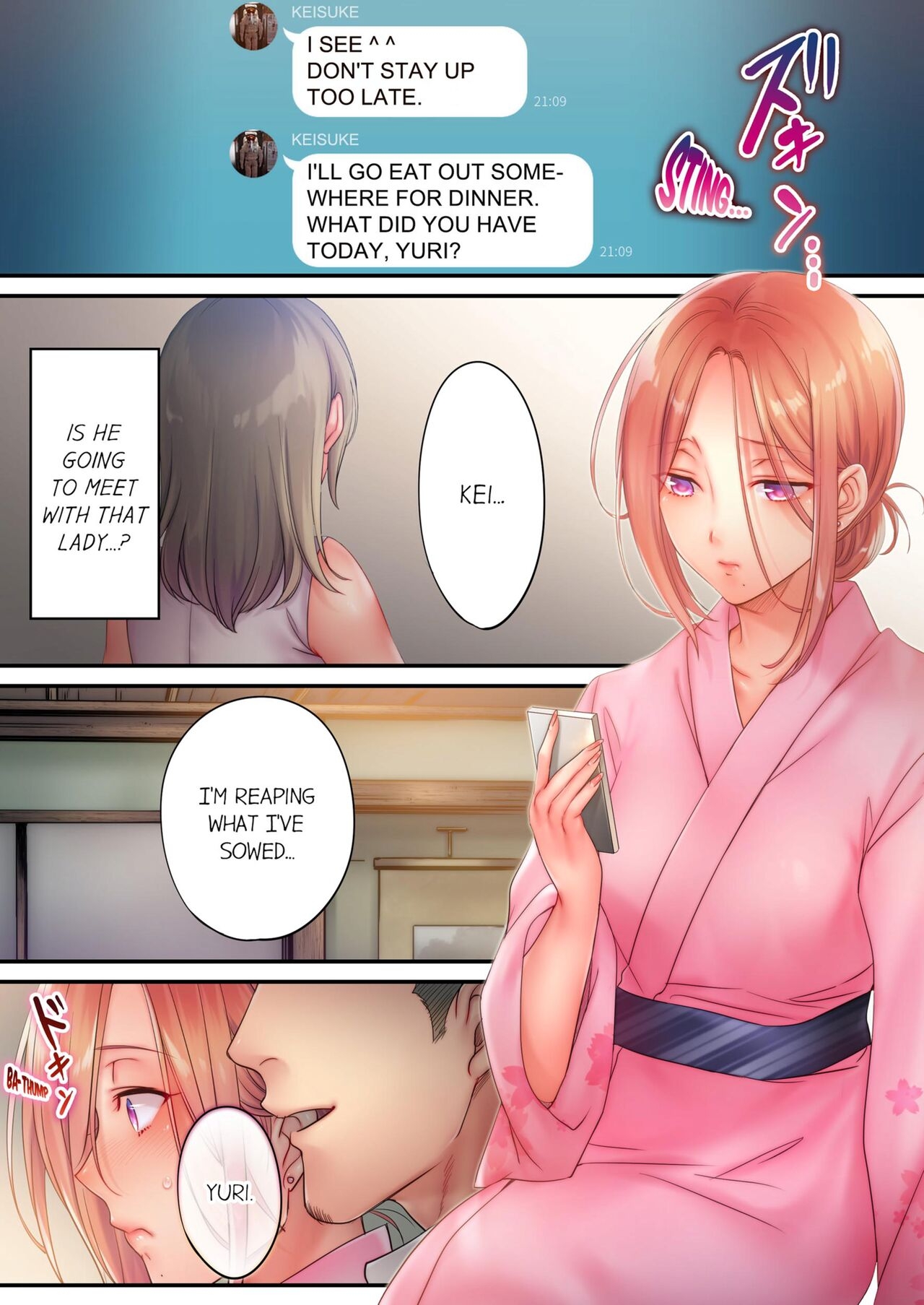Netori Esthe de, Konya, Tsuma ga.... | I Can't Resist His Massage! Cheating in Front of My Husband's Eyes Vol. 1-4 202