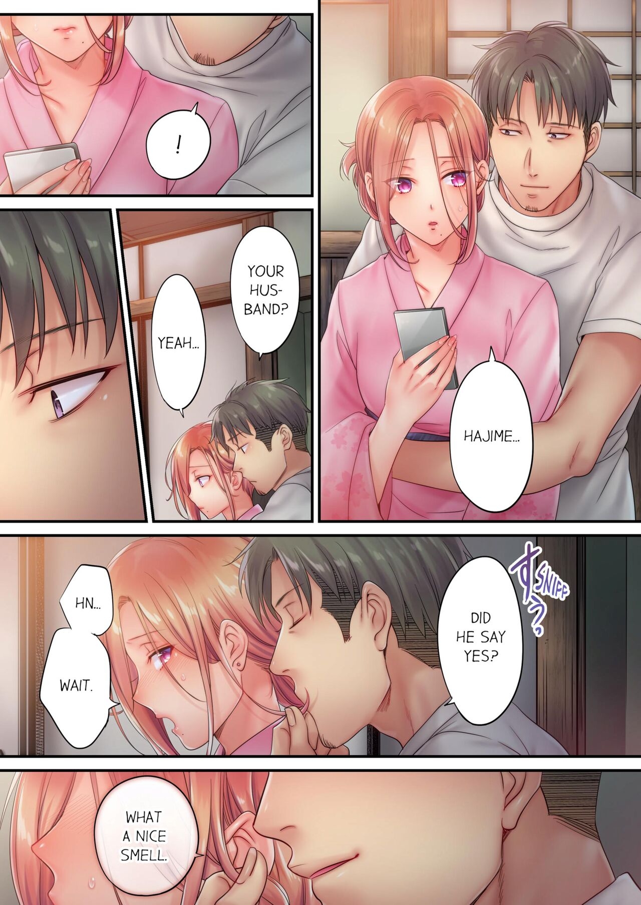 Netori Esthe de, Konya, Tsuma ga.... | I Can't Resist His Massage! Cheating in Front of My Husband's Eyes Vol. 1-4 203
