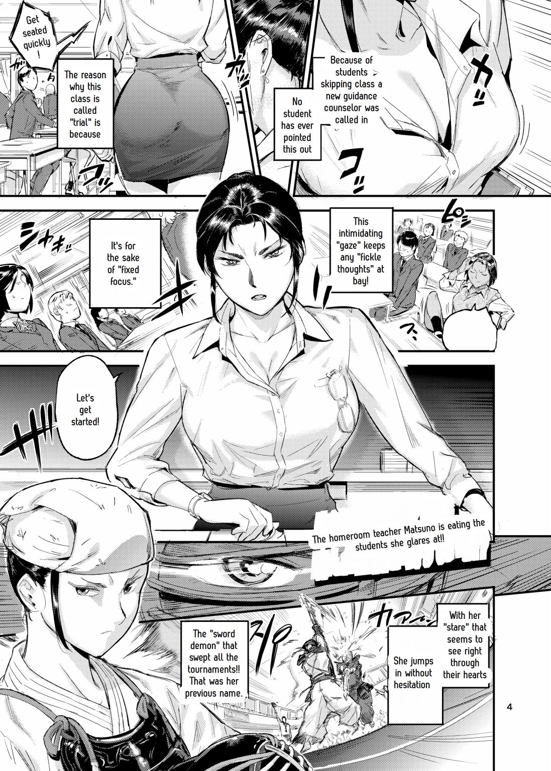 Lifestyle Guidance Matsunoha is eating the students she glares at! O.p Com - Page 5