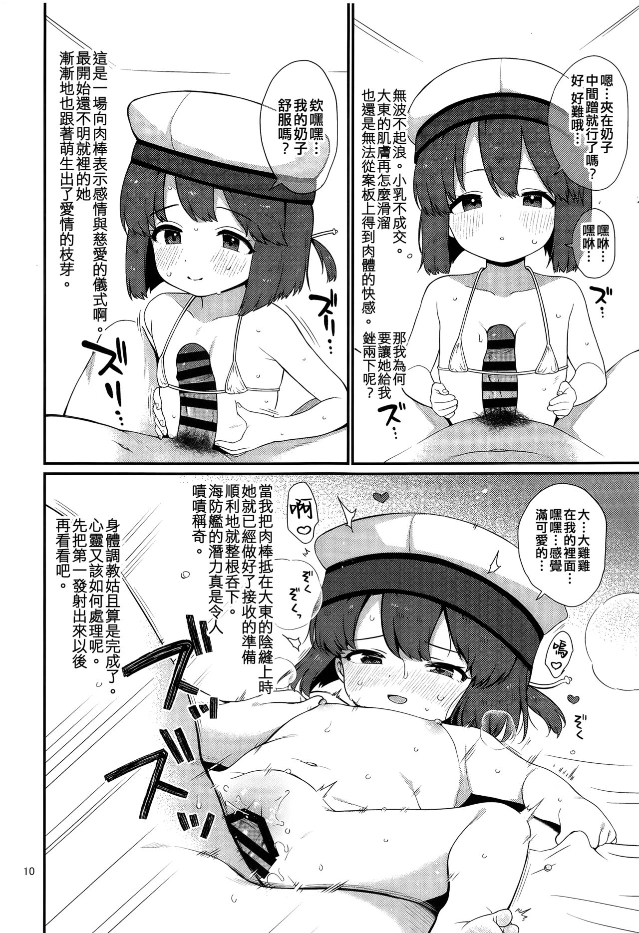 (C104) [Tekireiki ni Shokuchuudoku (Sawamura Ao)] Ukuru-gata Kaiboukan Hiburi-gata Kaiboukan Yoru no Otsutomebon (Kantai Collection -KanColle-) [Chinese] [吸住没碎个人汉化] 9
