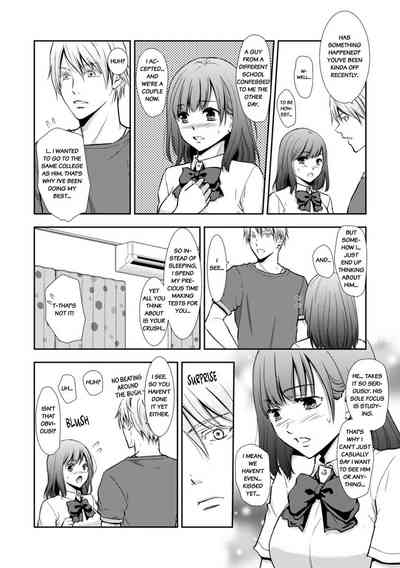 "Sex no Benkyou Shiyokka?" Kareshi ga Iru no ni Itoko kara Shojo wo Ubaware Zecchou Shidou 14 4