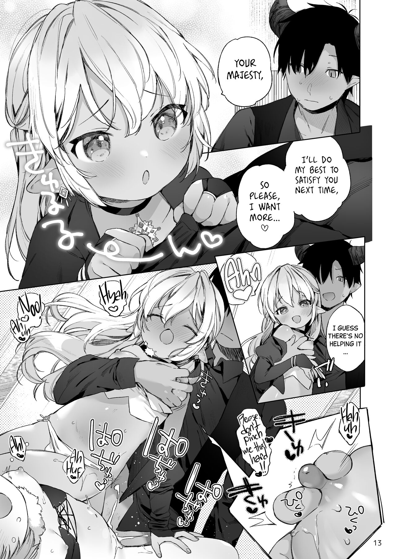 Maou-sama! Mazoku Fukkatsu ni wa Kozukuri shika Arimasen! | Your Majesty! The Only Way to Restore the Demon Race is by Making Children! - Page 14