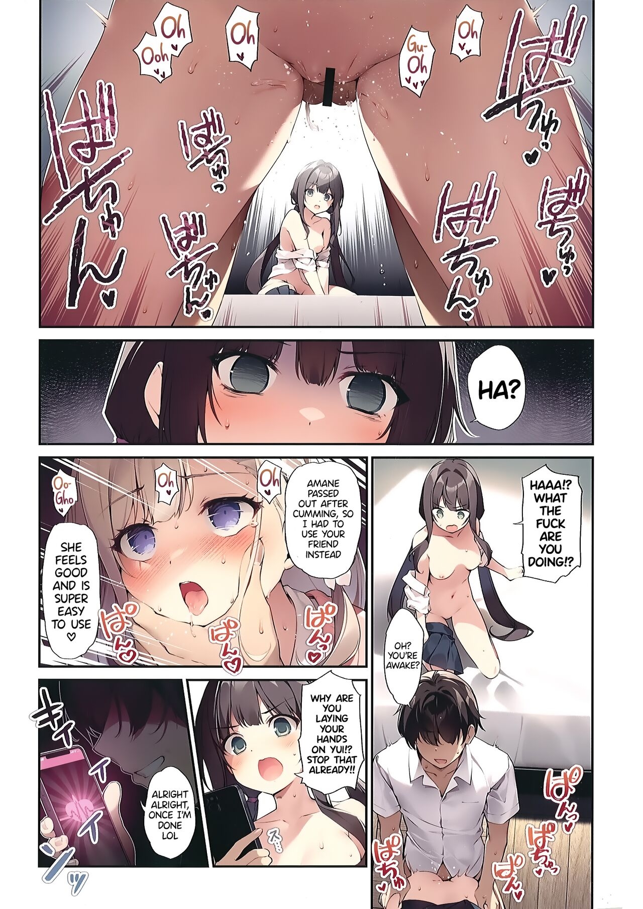 Imouto to Imouto no Shinyuu de Saimin Taisei EX no Seiso JC to Saimin de Ichaicha Suru Hon | A Book about using Hypno and Hypno Position EX to Fuck my Little Sister and her Pure JC Friend 11