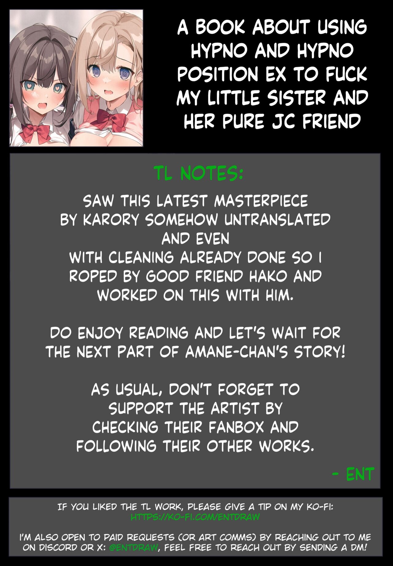 Imouto to Imouto no Shinyuu de Saimin Taisei EX no Seiso JC to Saimin de Ichaicha Suru Hon | A Book about using Hypno and Hypno Position EX to Fuck my Little Sister and her Pure JC Friend 17