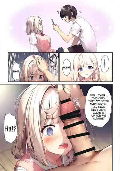 Imouto to Imouto no Shinyuu de Saimin Taisei EX no Seiso JC to Saimin de Ichaicha Suru Hon | A Book about using Hypno and Hypno Position EX to Fuck my Little Sister and her Pure JC Friend 8
