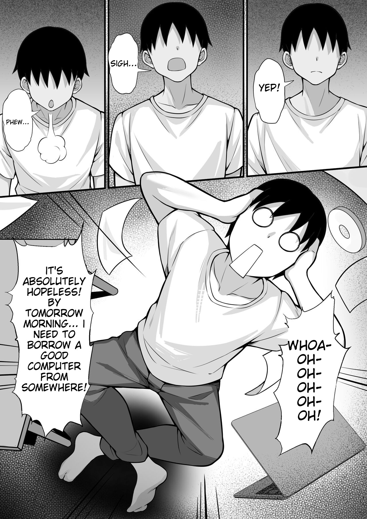 [白玉湯] 俺の上京性生活16「ネカフェ編」 [英訳] - Hentaiaz.com - 3