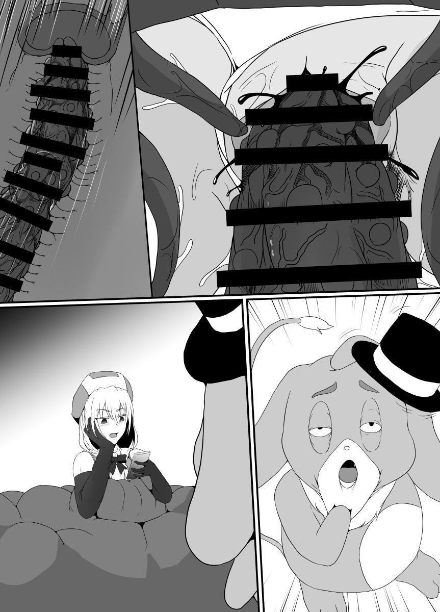 Mesugaki Mahou Shoujo wa Daikkirai na Zako Youma ni Karada o Torikomareta node Kankaku Shadan no Mahou o Tsukatte Asa made Taeru | Magical Girl Caught By A Loathsome Monster Uses Sens... 69