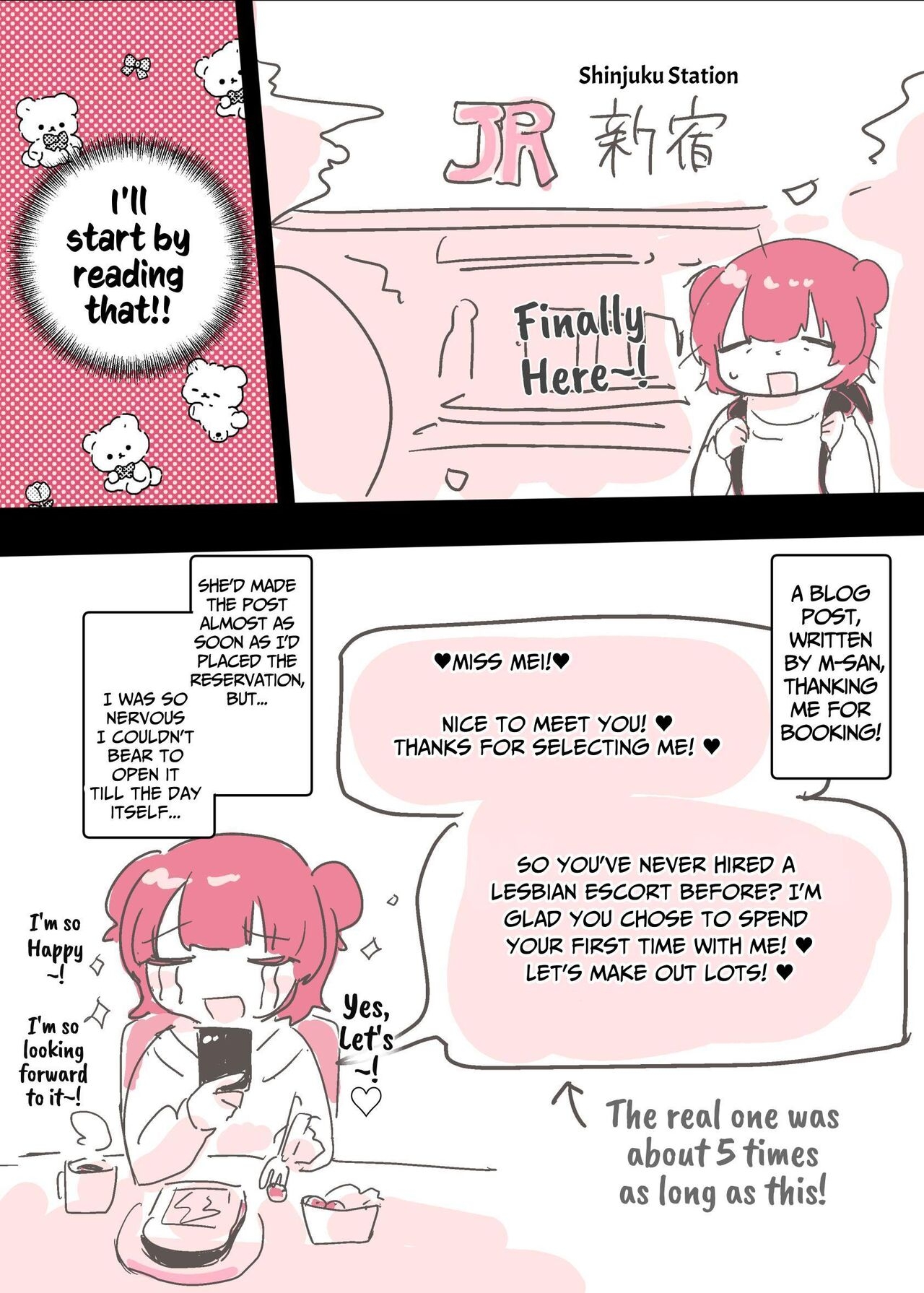 Psycho Les Senpai ga 1000-bon Ureta Kinen ni Les Fuuzoku ni Itte Kimashita Repo | Psycho Lesbian Senpai Sold 1000 Copies Memorial Lesbian Brothel Experience Report 10