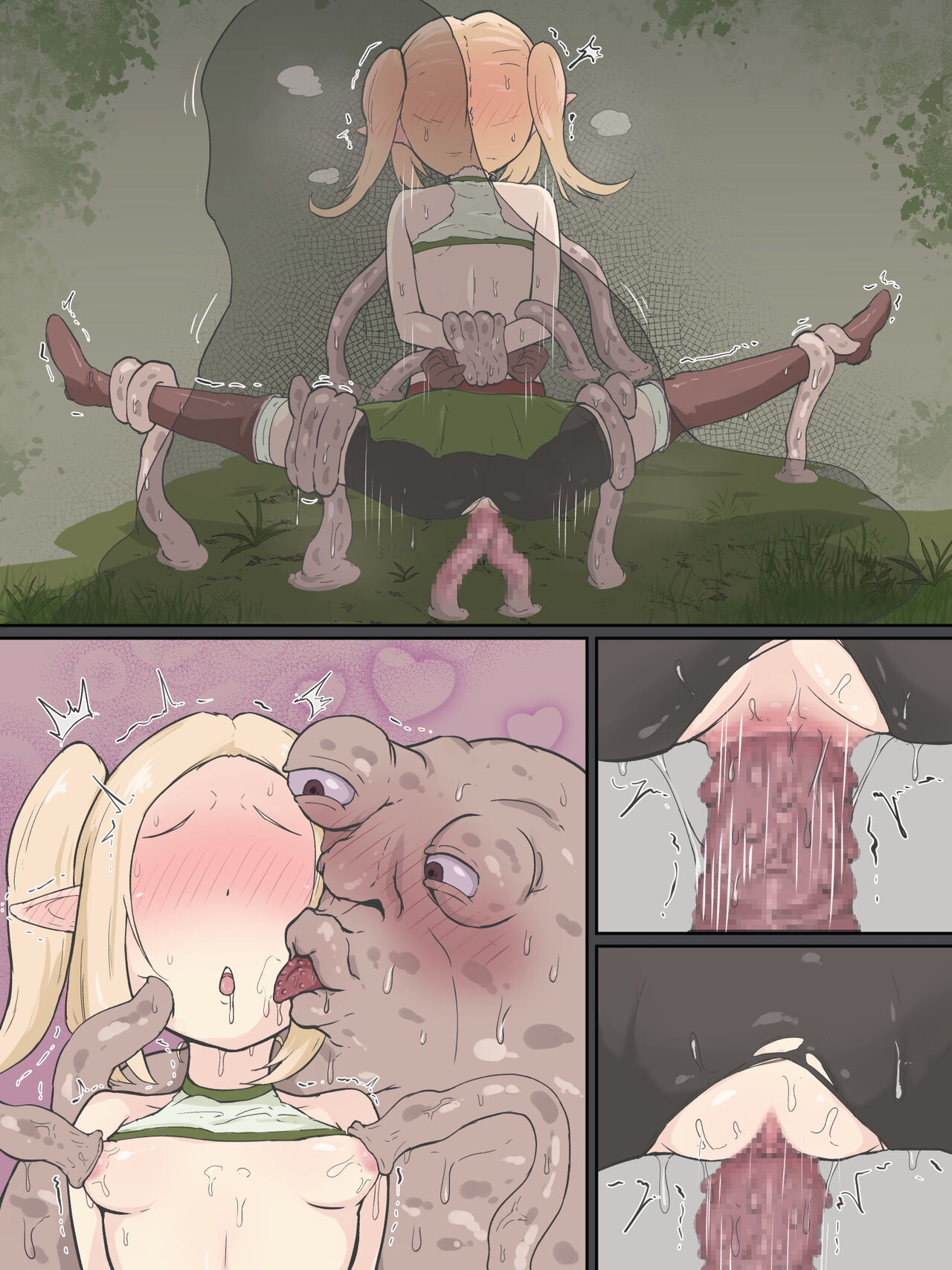 Boukensha Elf-chan Kimo Slime to Koubi 62