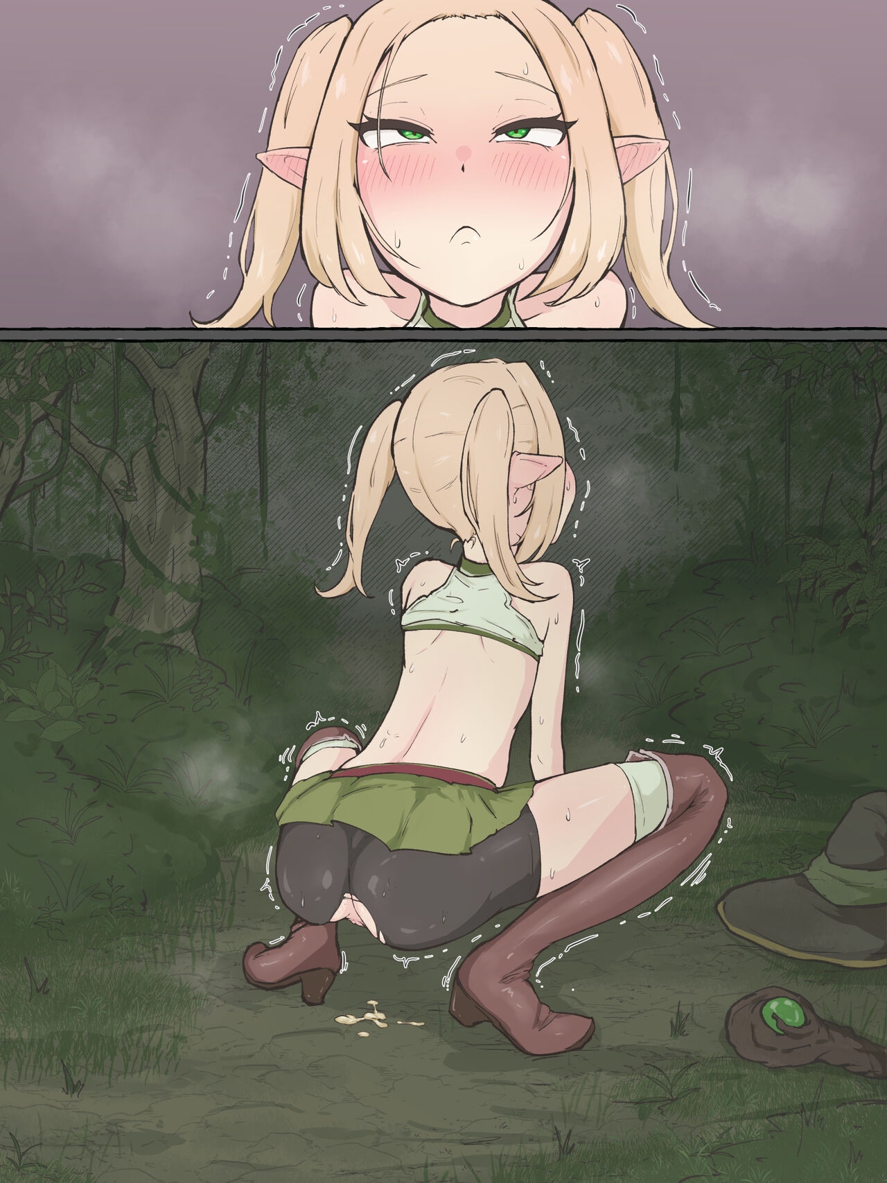 Boukensha Elf-chan Kimo Slime to Koubi 74