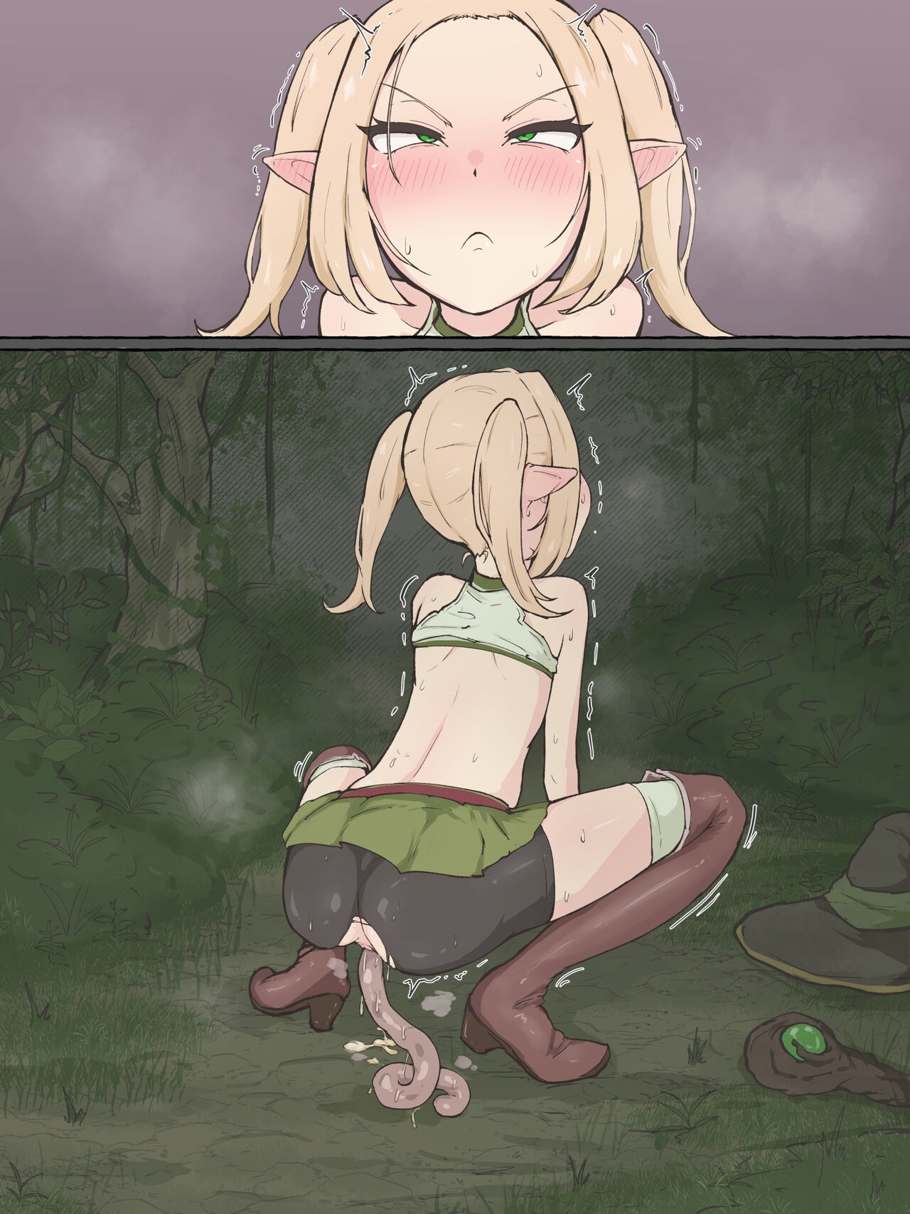 Boukensha Elf-chan Kimo Slime to Koubi 75