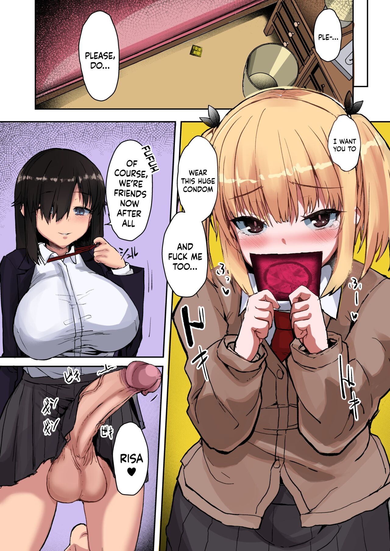 [Contamination (eigetu)] Futa Musume ni Itazura Shicha Ikemasen -Amagi Risa Hen- | Don't Mess With Futa Girls -Amagi Risa Chapter- [English] [Doujins.com] [Colorized] [Decensored] [Digital] 14