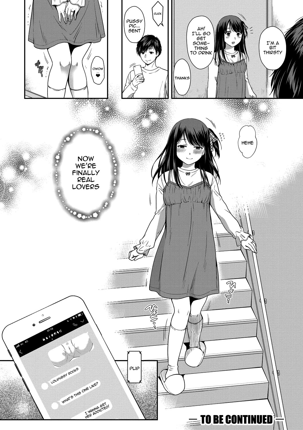 [Harusawa] Nisemono Kazoku - Gifu ni Ochite Iku Musume | Daughter Falling Into Stepfather Ch.1-4 [English] {Doujins.com} [Digital] 112