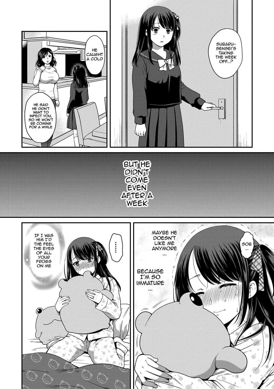 [Harusawa] Nisemono Kazoku - Gifu ni Ochite Iku Musume | Daughter Falling Into Stepfather Ch.1-4 [English] {Doujins.com} [Digital] 96