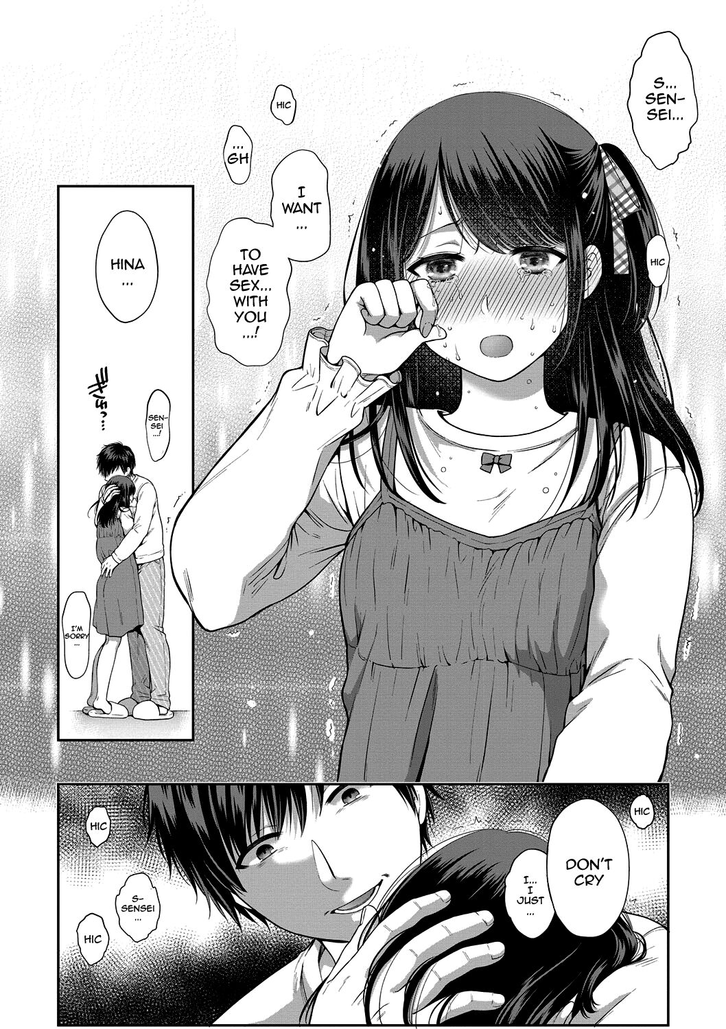 [Harusawa] Nisemono Kazoku - Gifu ni Ochite Iku Musume | Daughter Falling Into Stepfather Ch.1-4 [English] {Doujins.com} [Digital] 98