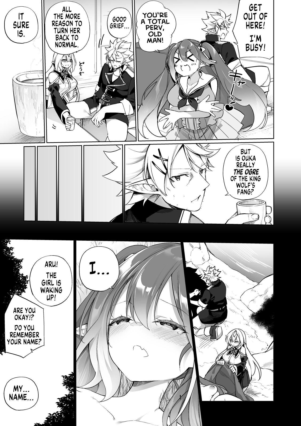 Mesugaki Elf ni Natta Don 2 Elf-ka no Kusuri part 3 | A Bandit Chief Who Turned Into a Bratty Elf Girl 2 Elvification Drug part 3 - Page 5