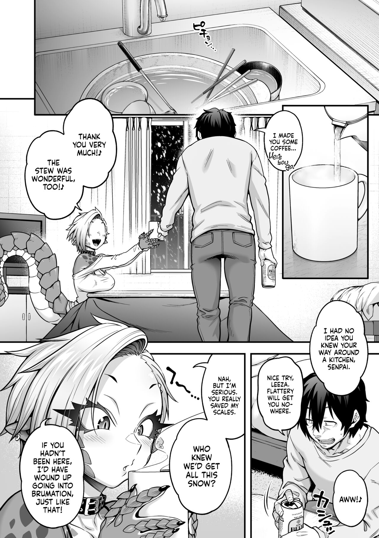 Yukifuru Yoru no Reptile | Reptile on a Snowy Night - Page 4