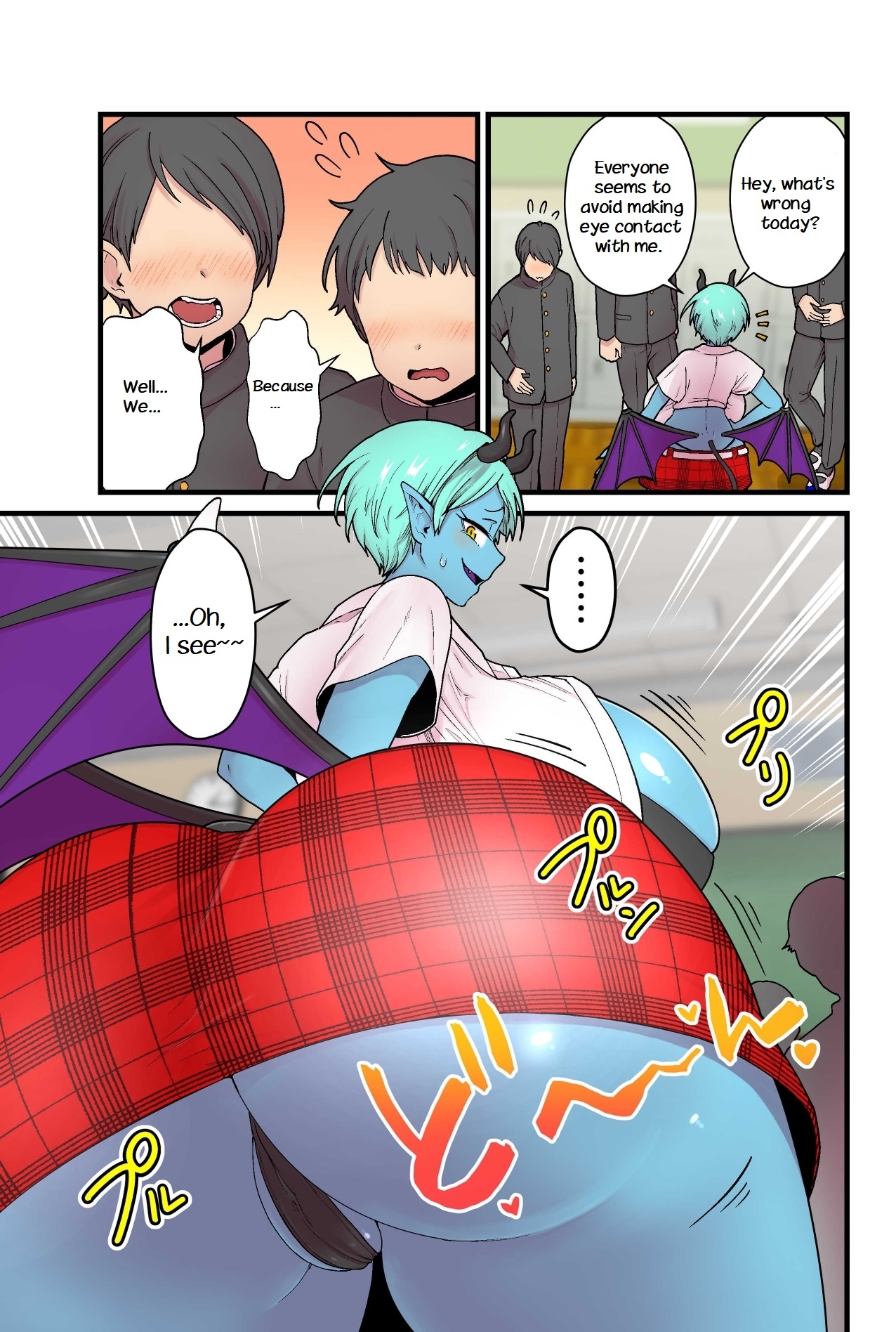 Aohada Inma to Kiseichuu / Blue skinned succubus and parasitic insect - Page 10