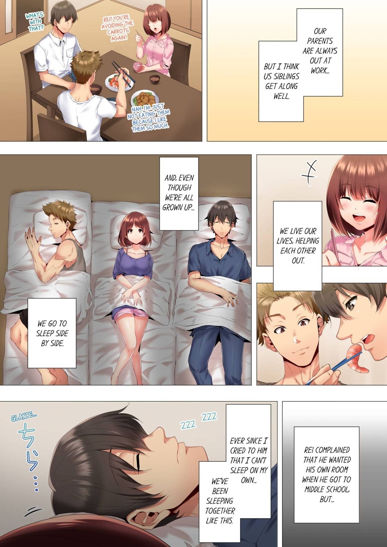 [Kanitomato] Futari de Watashi o Ikasenaide...! ~Kurayami, Majiwaru Kyoudai Futon~ 1 | My 2 Step-Brothers are Ganging Up on Me! 1 [English] [Decensored] 7