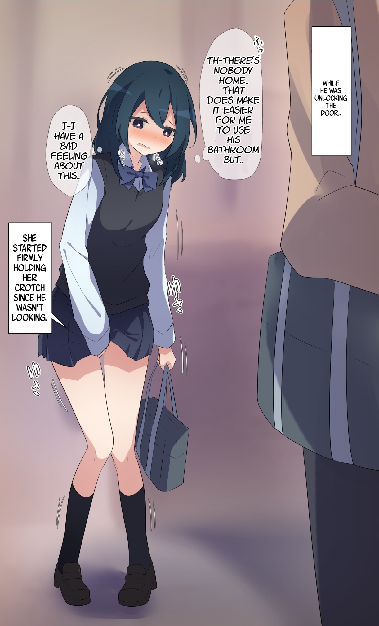 Desperate Girl wets herself due to being teased by her pee-loving boyfriend - Page 10