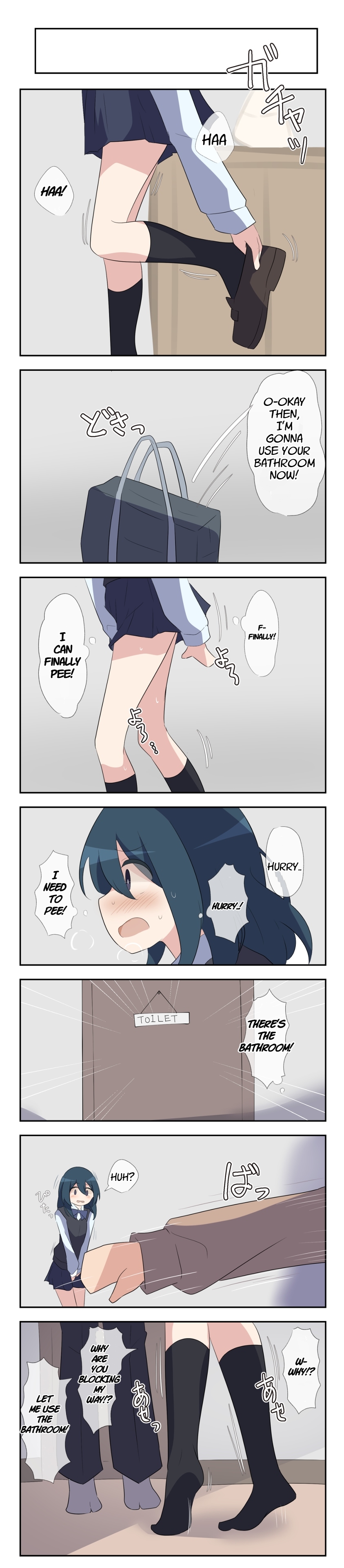 Desperate Girl wets herself due to being teased by her pee-loving boyfriend - Page 13