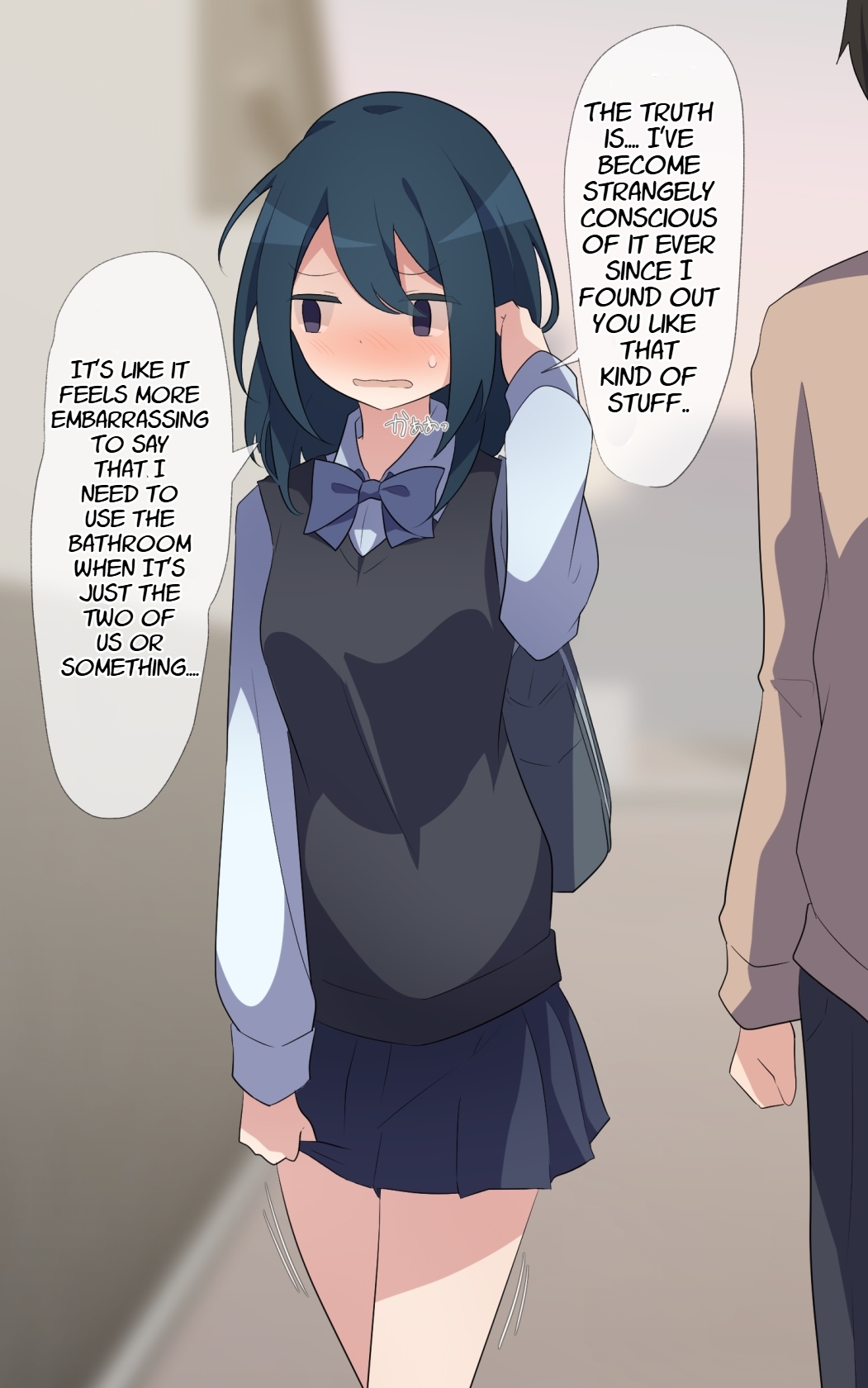 Desperate Girl wets herself due to being teased by her pee-loving boyfriend - Page 4