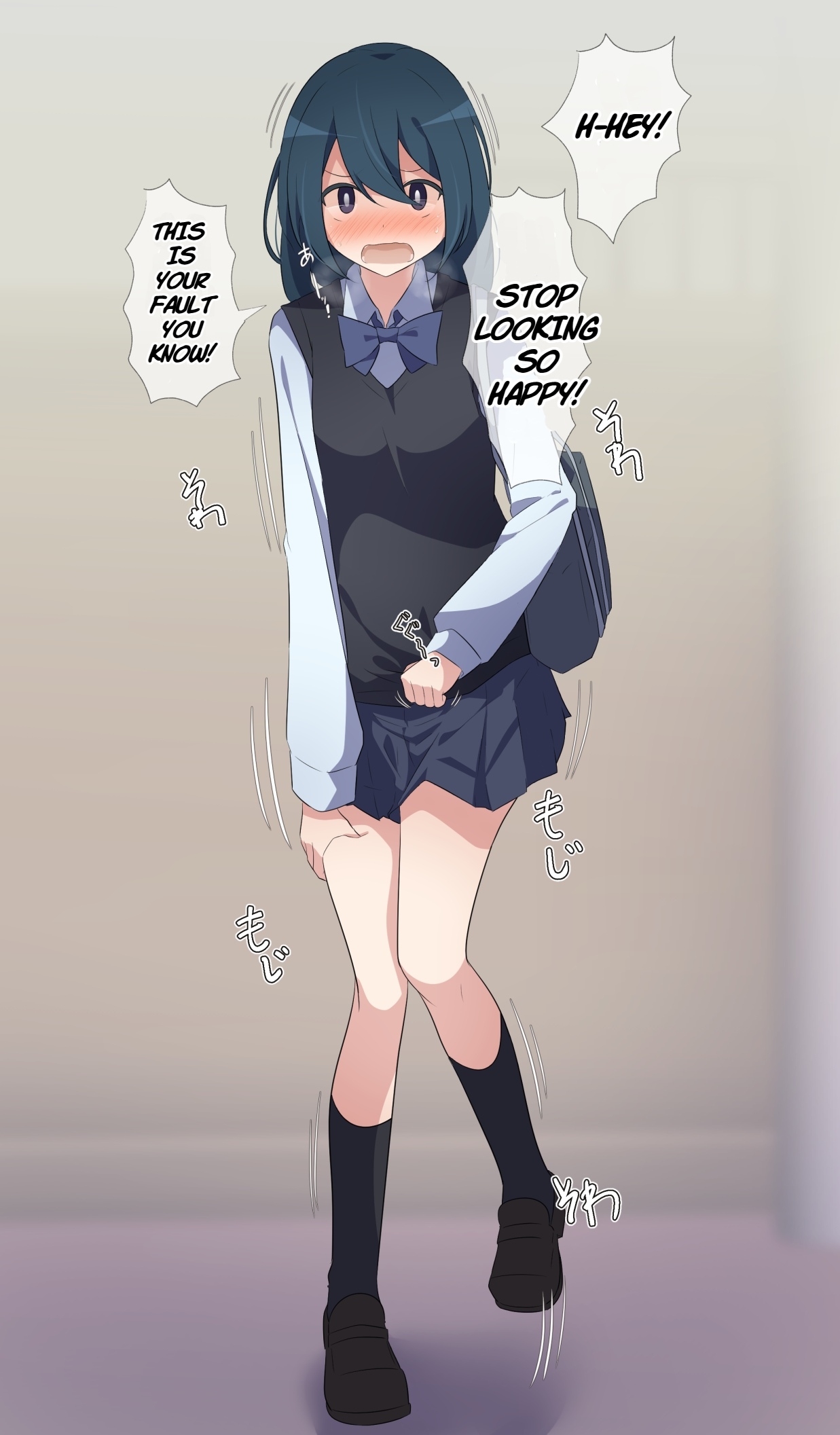 Desperate Girl wets herself due to being teased by her pee-loving boyfriend - Page 8