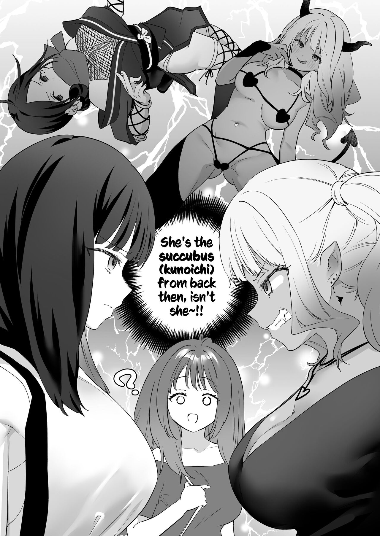 Yuri Kakusei Succubus vs Yuri Kakusei Kunoichi| Lesbian Awakening: Succubus vs Kunoichi! - Page 36