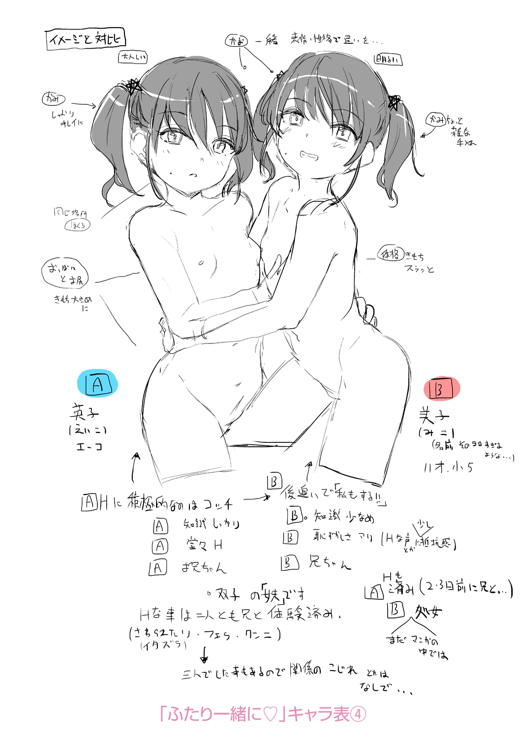 Motto Gyutte Kuttsuite  + DLsite Kounyu Tokuten Chara Settei Shiryoushuu & Sign-bon Illust 193