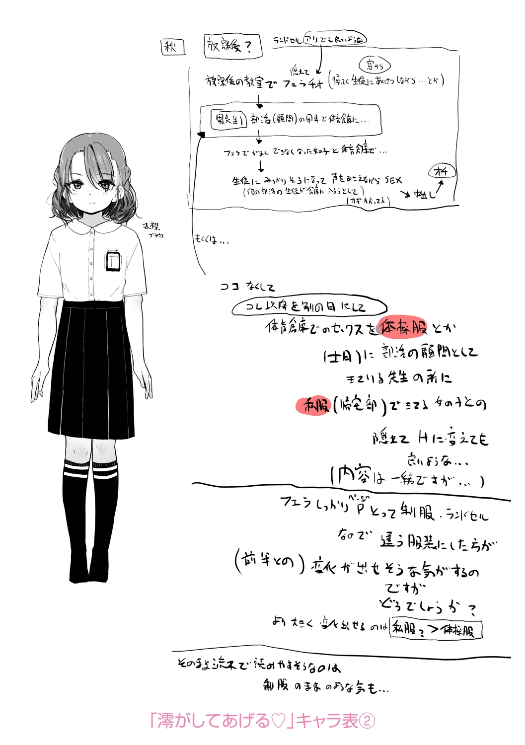 Motto Gyutte Kuttsuite  + DLsite Kounyu Tokuten Chara Settei Shiryoushuu & Sign-bon Illust 199