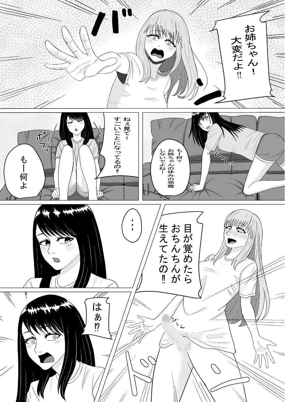 おちんちんの生えた妹と始まる話 1