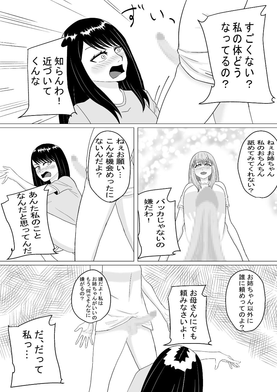 おちんちんの生えた妹と始まる話 2