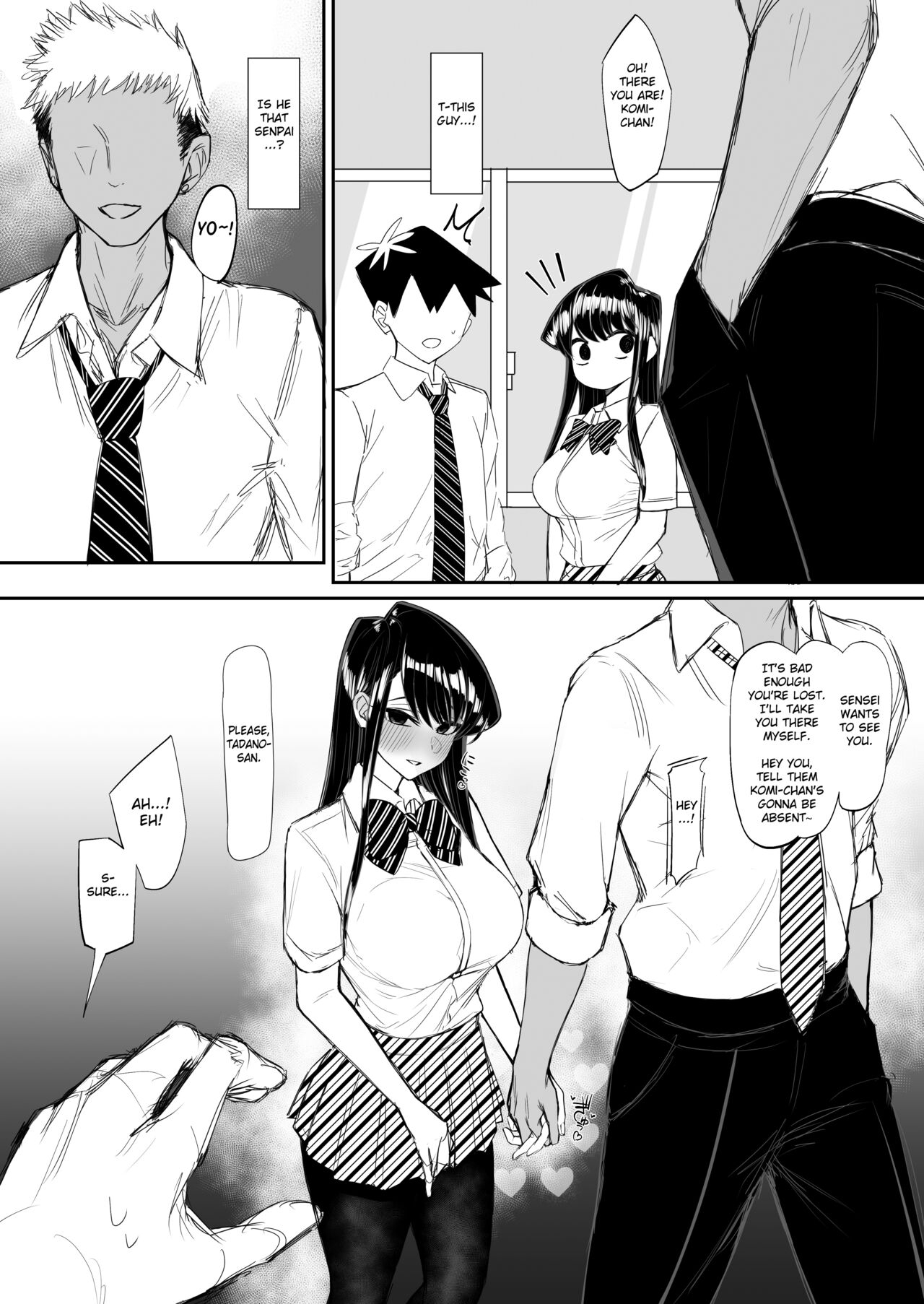 Komyushou de Chou Bijin no Komi-san ga Charao ni Guigui Korarete Shojo de Irareru Wake ga Nai 2