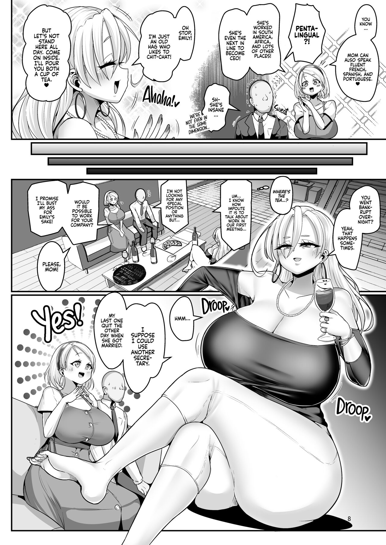 s[Shinshunshantonshou (Bukatsu)] H Daisuki Kinpatsu Hakujin Bakunyuu Ryuugakusei ga Tonari no Heya ni Hikkoshite Kita!! 2 | A Nymphomaniac Blonde Exchange Student with Gigantic Tits Moved in Next Door!! 2 [English] {2d-market.com} [Decensored] [Digital] 9