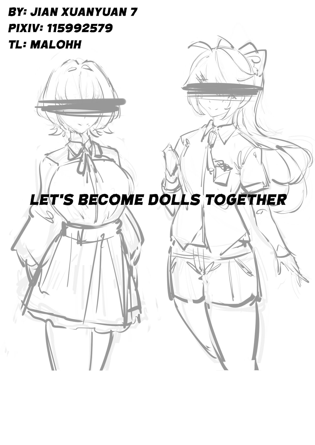 Let's become dolls together 0