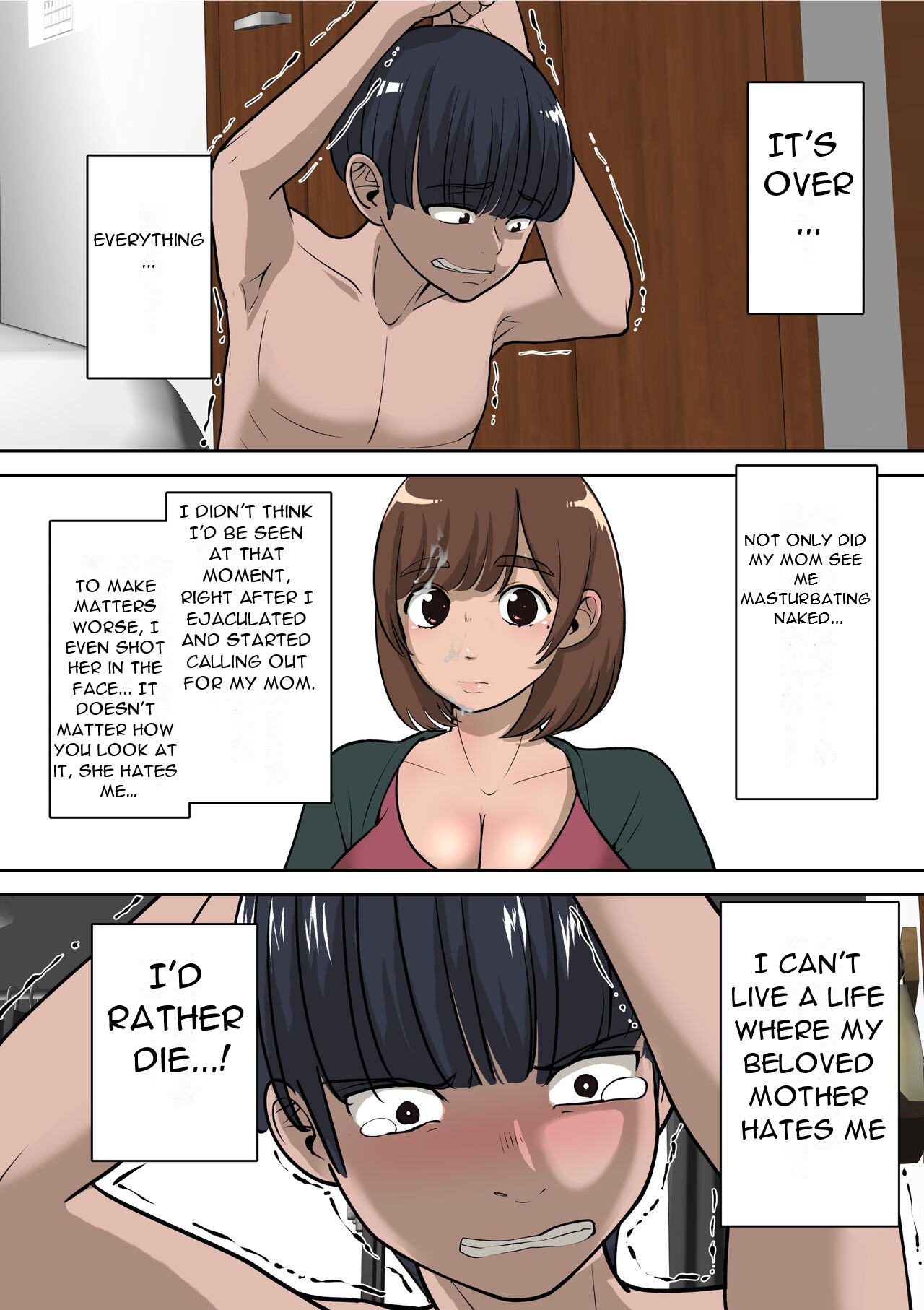 doukyuu nama ni eroi me de mi rare te iru uti no kaa san to raburabu etti si te mi ta - I Had Sex with My Mother, Who was Being Looked at Erotically by My Classmates 29
