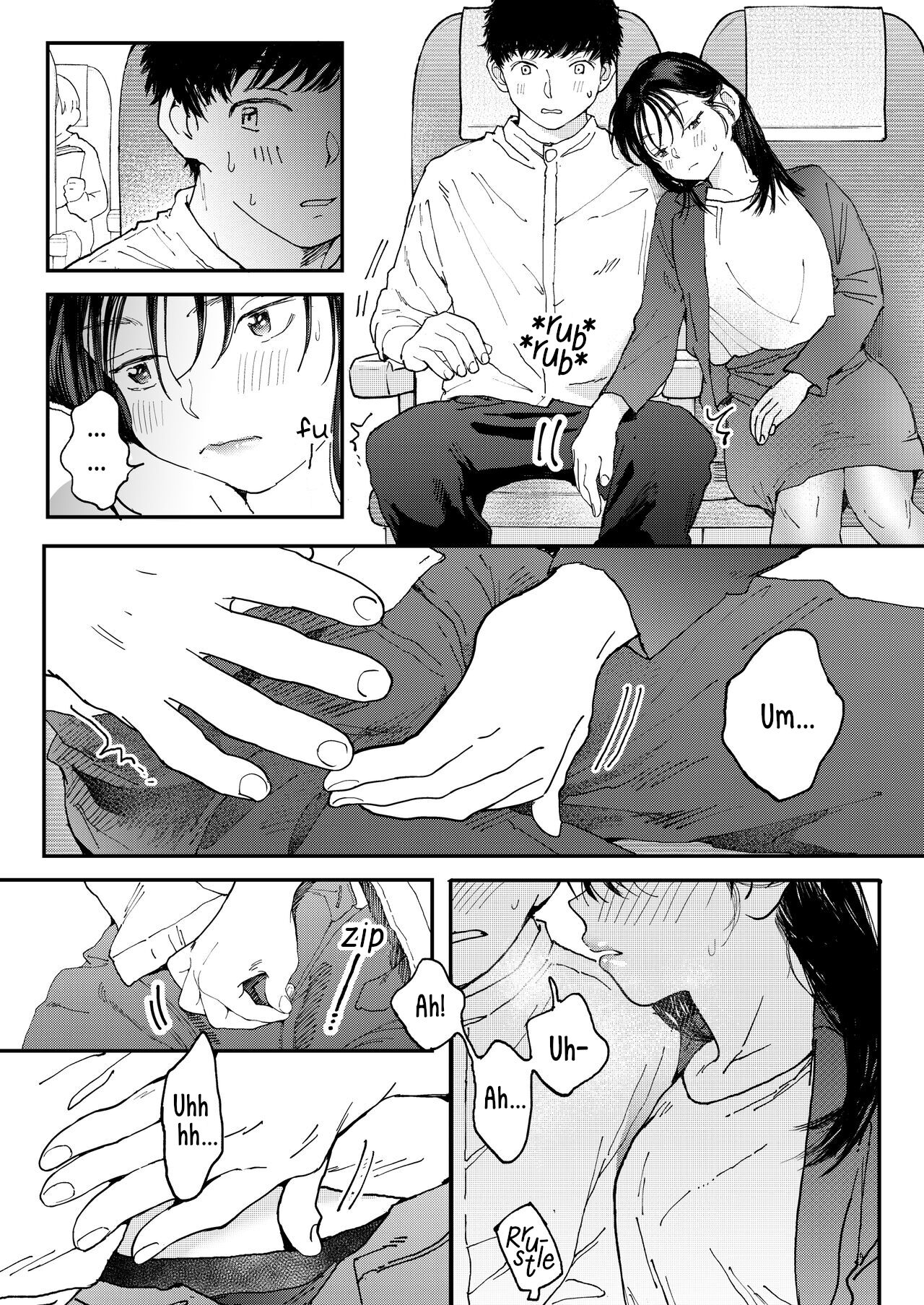 Muramura OLsan, even on an Airplane, Wants To Satisfy Her Sexual Desires - Page 15