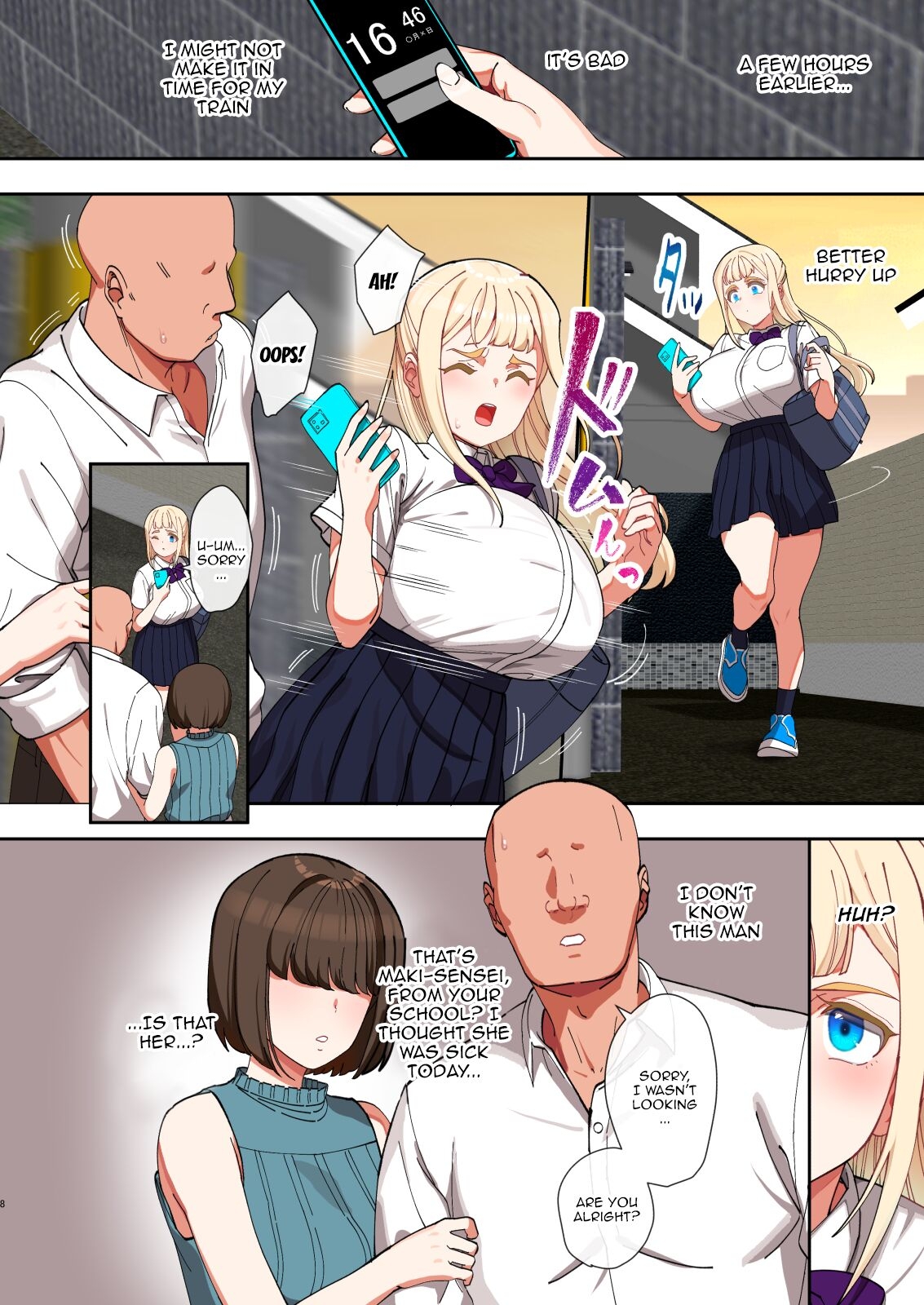 Saimin Ochi Kinpatsu Bakunyuu Seitokaichou wa Semen ga Daisuki | The Hypnotized Blonde Student Council President Loves Semen - Page 7