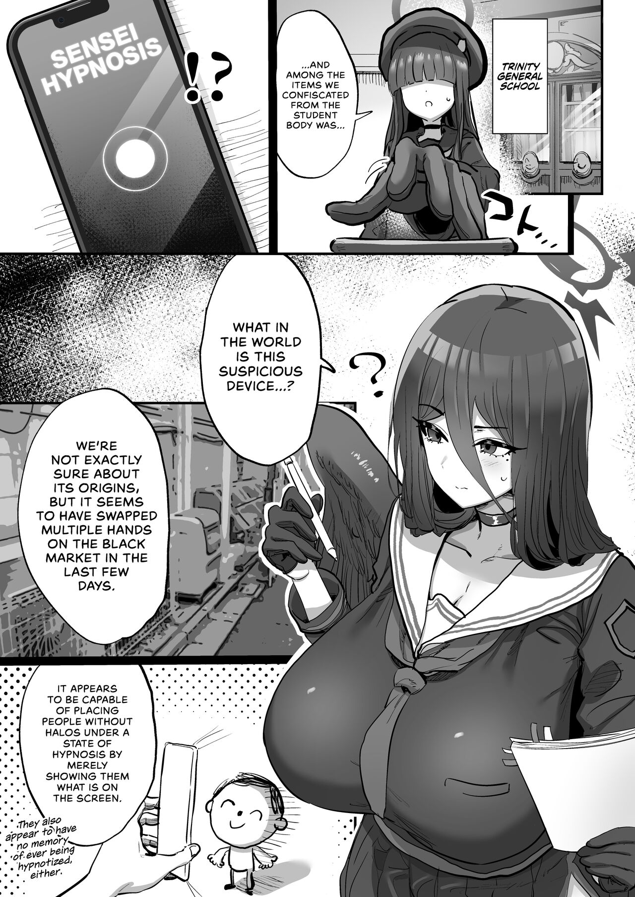 [ひかげもん (てんぴぼし)] 先生催眠スマホ (ブルーアーカイブ) [英訳] [DL版] - Hentaiaz.com - 2