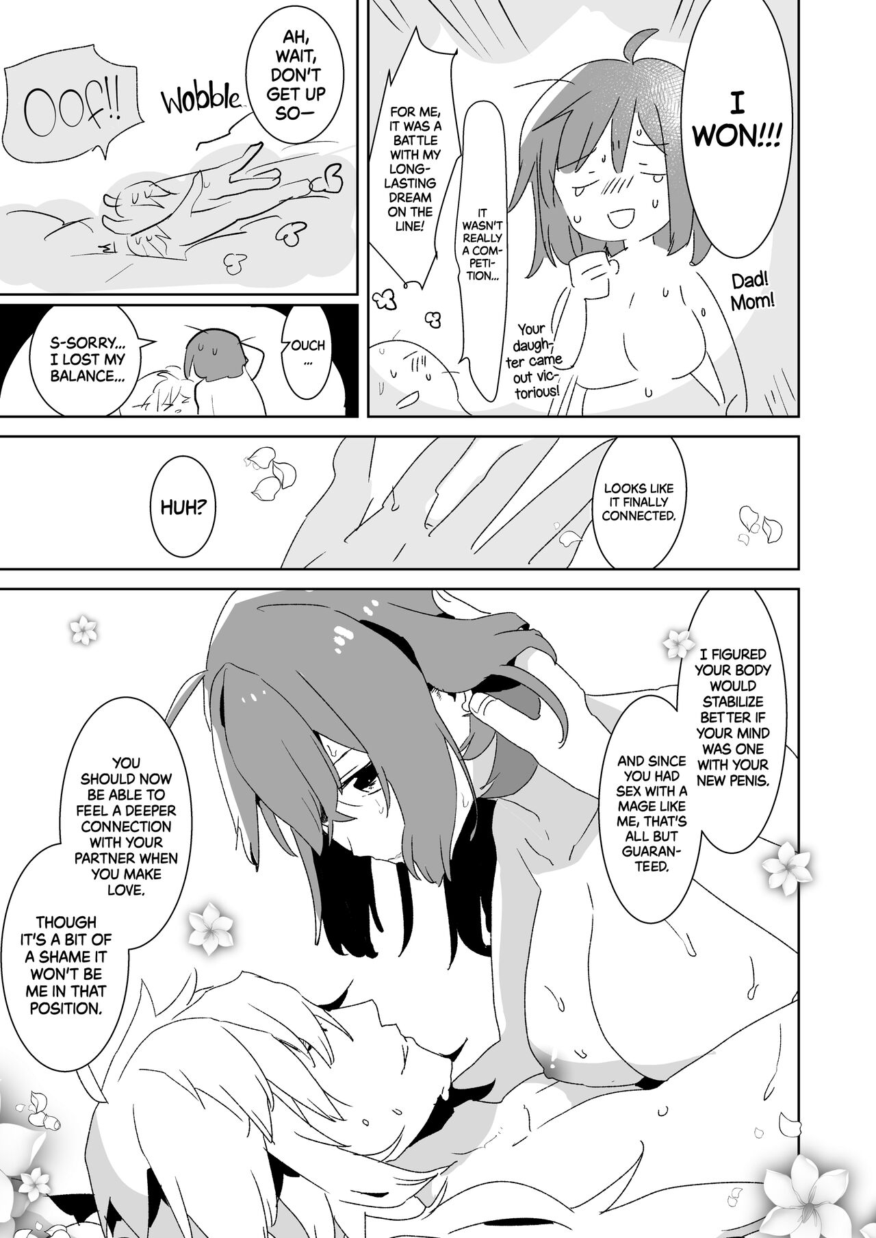 Futanari Gudako X Merlin- The Virgin Futanari Master vs Her Virgin Mage Merlin 29