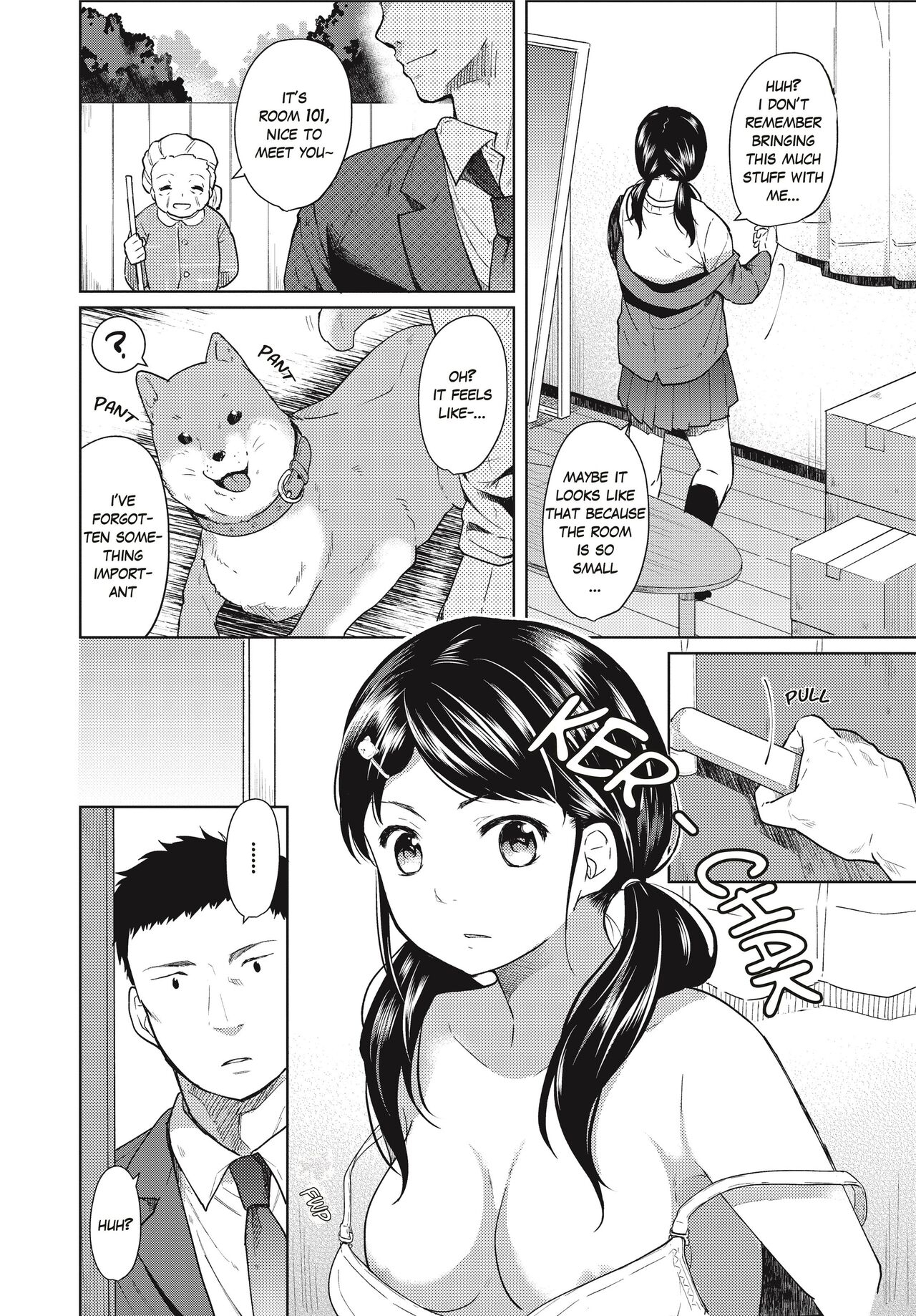 1 Room Apartment + Highschool Girl Suddenly Living Together? Close Contact!? First Sex!!? Ch. 1 3